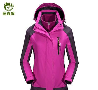 途森狼三合一沖鋒衣 情侶戶外運(yùn)動的全能之選